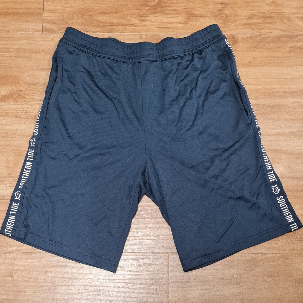 Southern Tide Navy Active Shorts